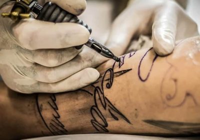 the process of stuffing a tattoo