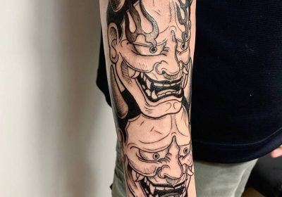 татуювання маски демонів