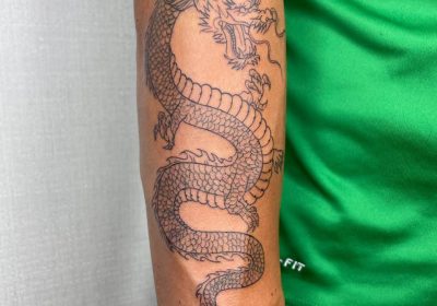 татуювання могутність дракона