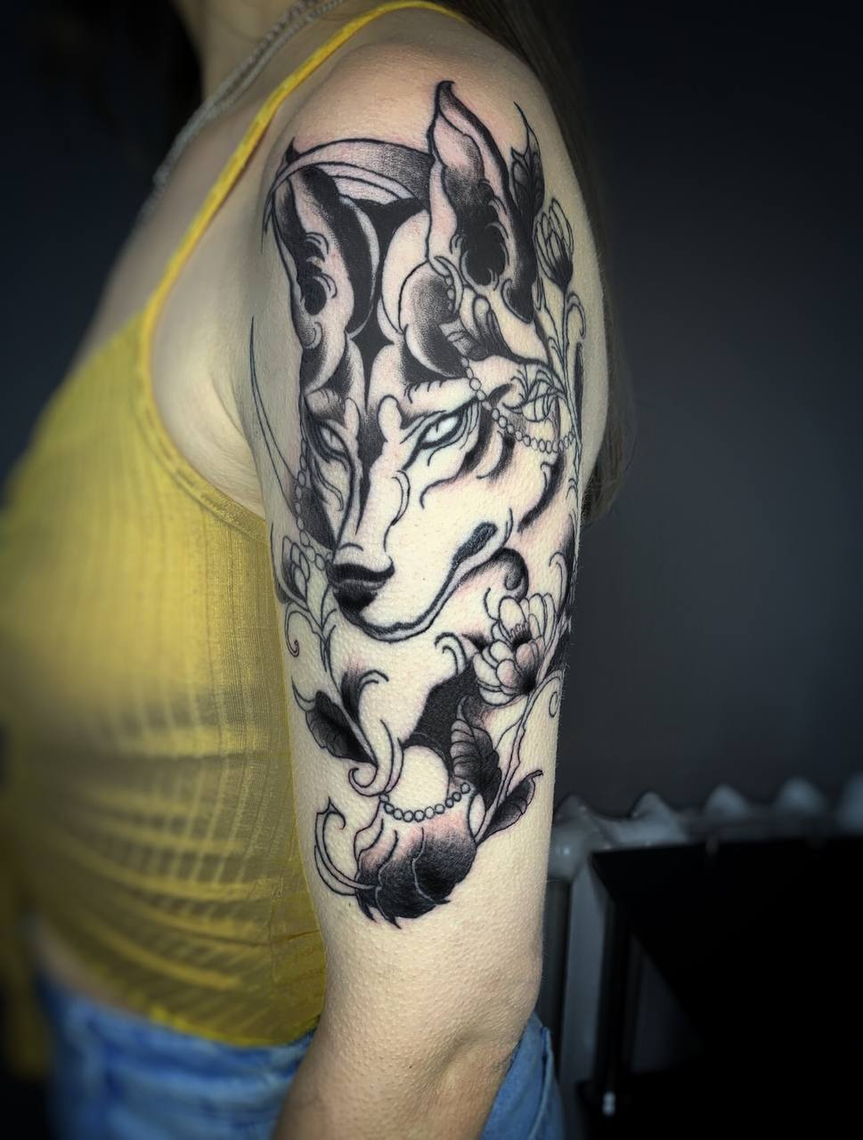 Татуювання лисиці Кіцуне